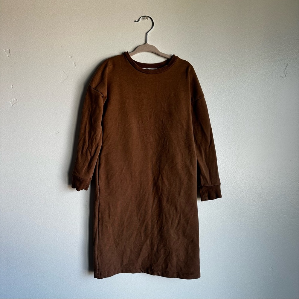 Mingo Casual Brown sweater Dress